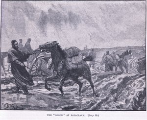 Le bloc à Balaclava 1855 AD - William Barnes Wollen